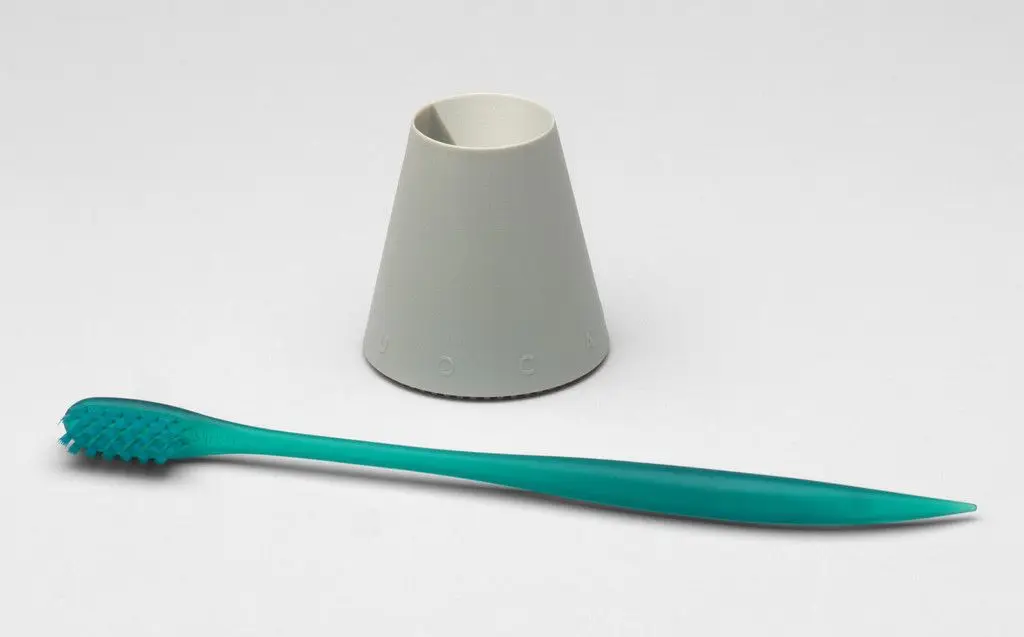Toothbrush and Toothbrush Holder by Philippe Starck