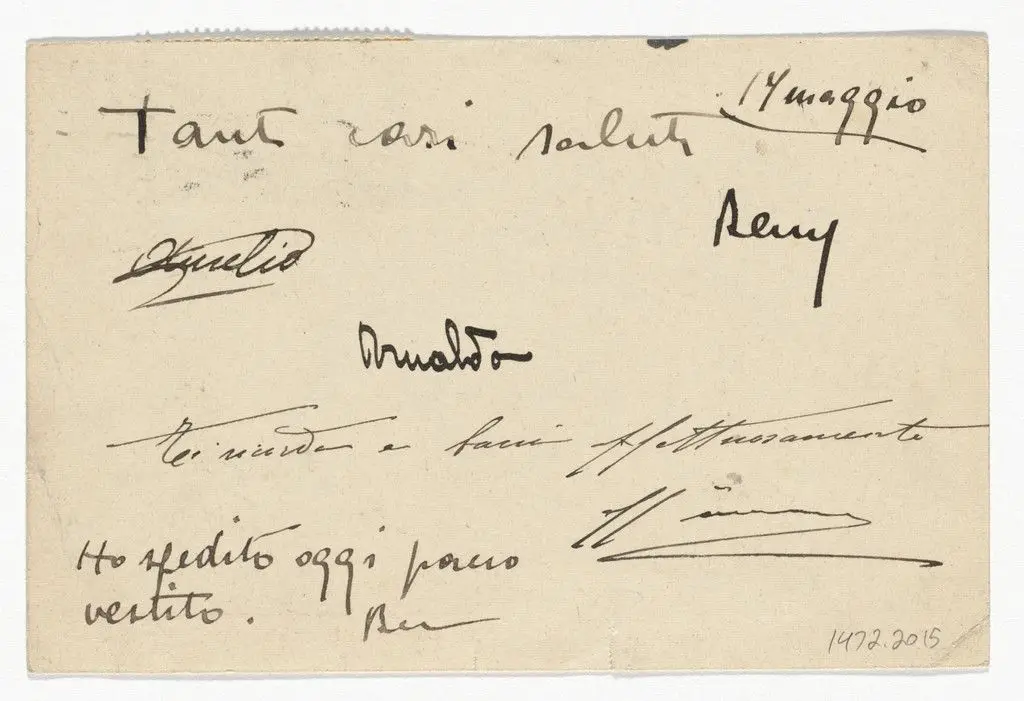 Movimento Futurista stationery postcard by Unidentified Designer