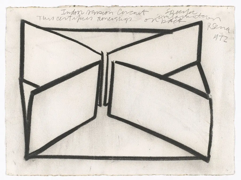 Drawing for Circuit by Richard Serra