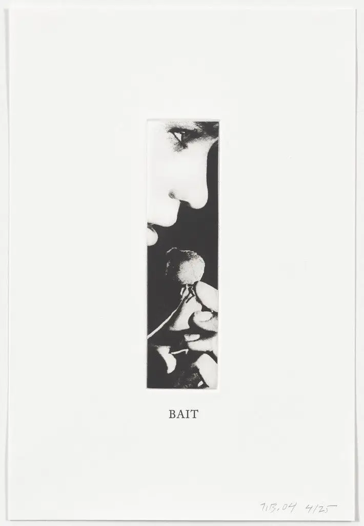 Bait from Some Narrow Views: (Either Tall or Wide) by John Baldessari