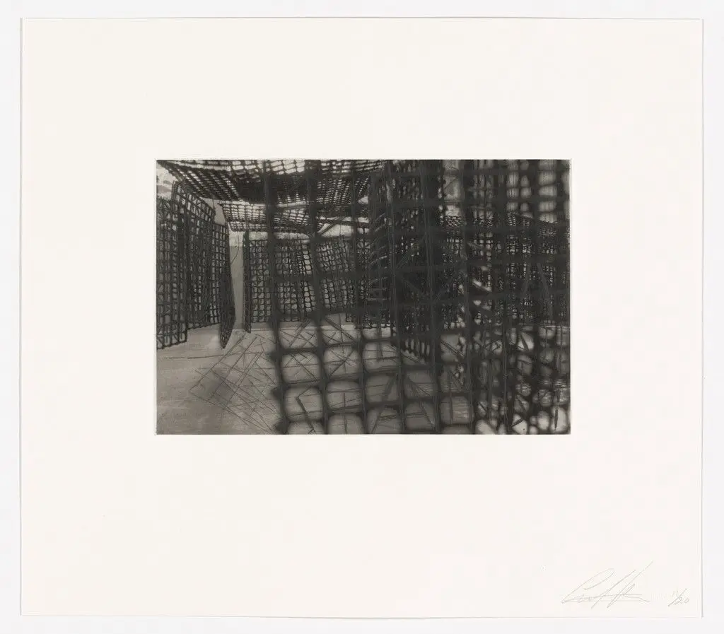 Untitled from Hanging Corridors by Cristina Iglesias