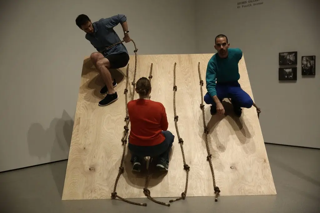 Slant Board by Simone Forti