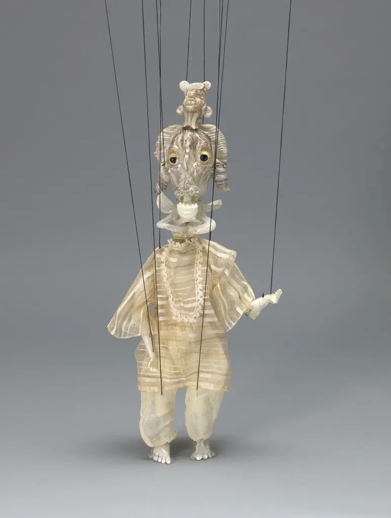 Cabaret Crusades: The Secrets of Karbala - Marionette #51 by Wael Shawky