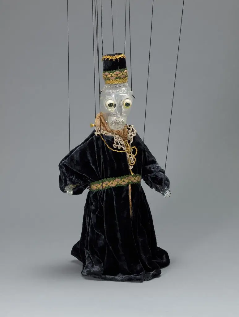 Cabaret Crusades: The Secrets of Karbala - Marionette #79 by Wael Shawky