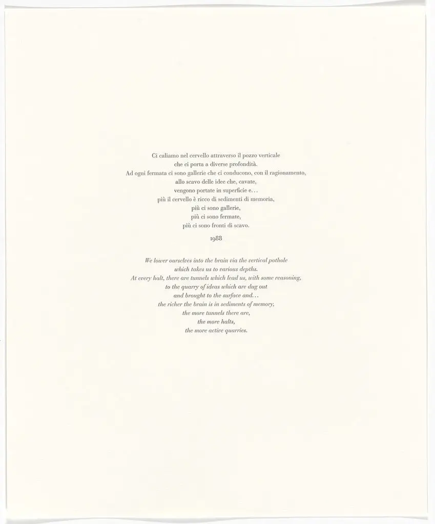 Untitled from Passi Sulle Cime Dei Gelsi (Footsteps on Mulberry Tree Tops) by Giuseppe Penone