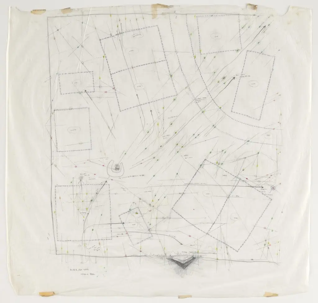 Kanagawa Institute of Technology Workshop, Atsugi, Kanagawa, Japan (Study for the orientation of columns and sightlines) by Junya Ishigami