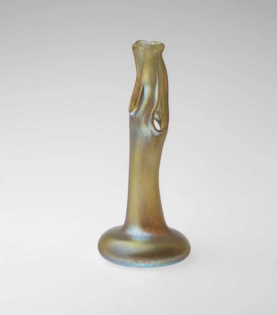 Bud Vase by Johann Lötz Witwe, Tiffany Glass & Decorating Co., New York, NY