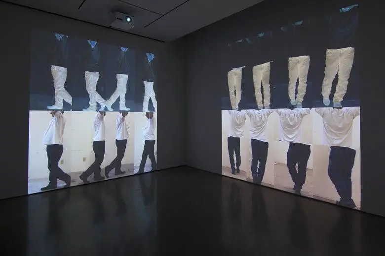 Contrapposto Studies, i through vii by Bruce Nauman