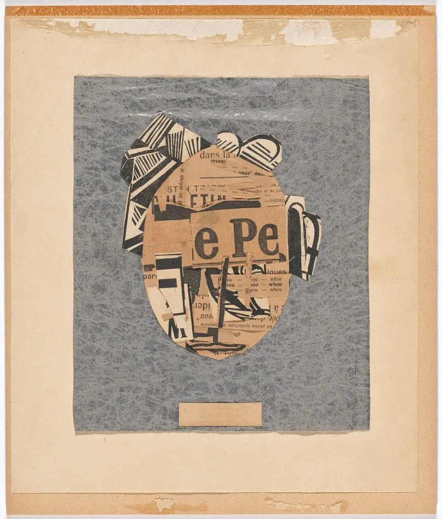 Portrait of an Old Woman (Porträt einer alten Frau) (Dr. S. Friedlaender-Mynona) by Raoul Hausmann