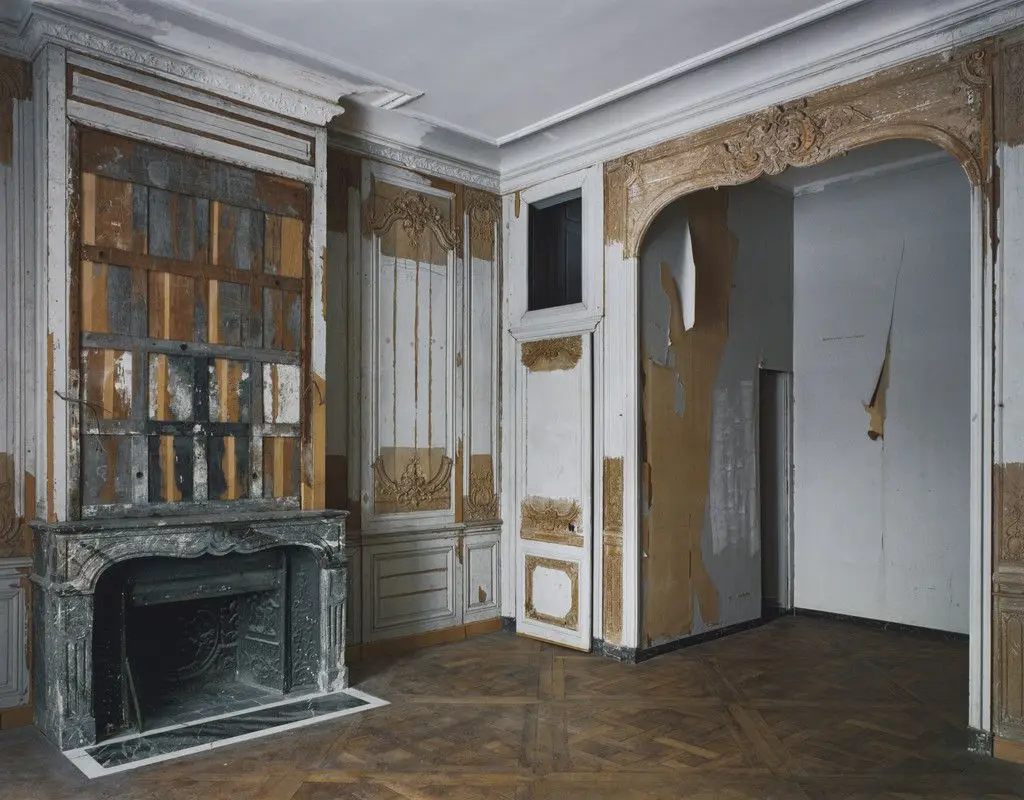 Chambre de Madame de Pompadour, CCE.04.034, Corps Central--Attique by Robert Polidori