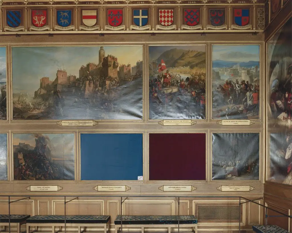 Salle des Croisades, (19) ANR.01.038 Aile du Nord-R.d.C, Chateau de Versailles, Versailles, France by Robert Polidori