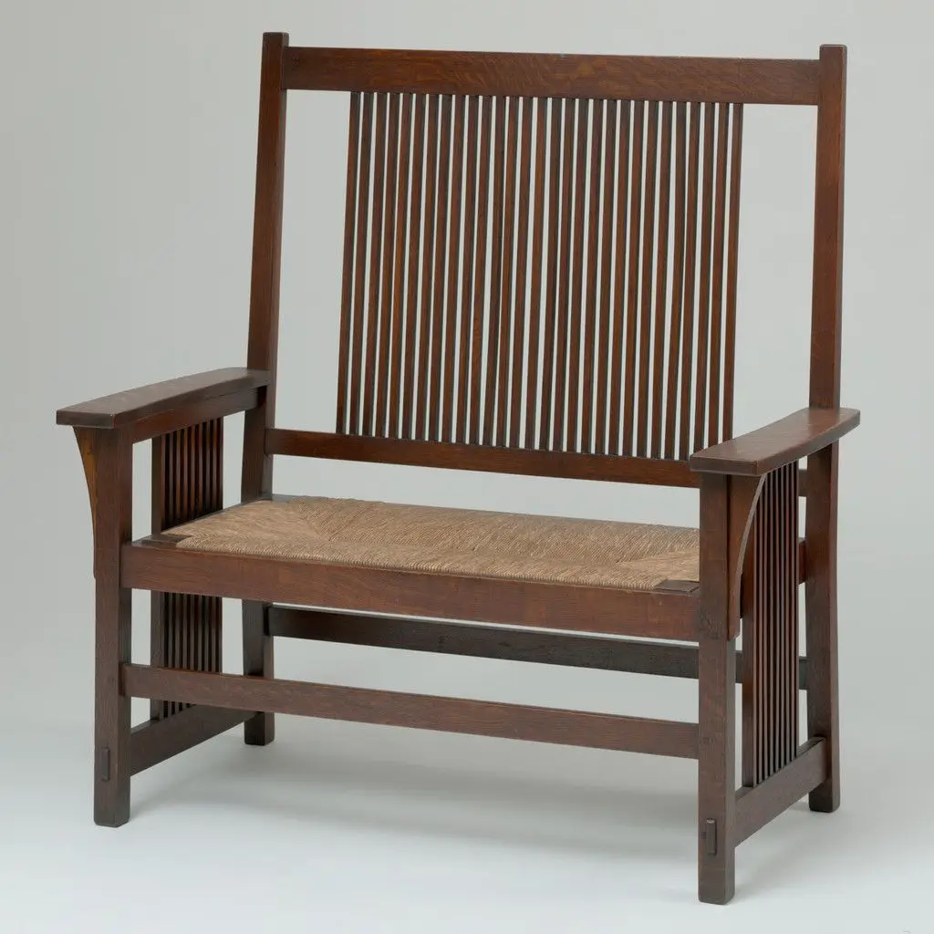 Settee by Gustav Stickley