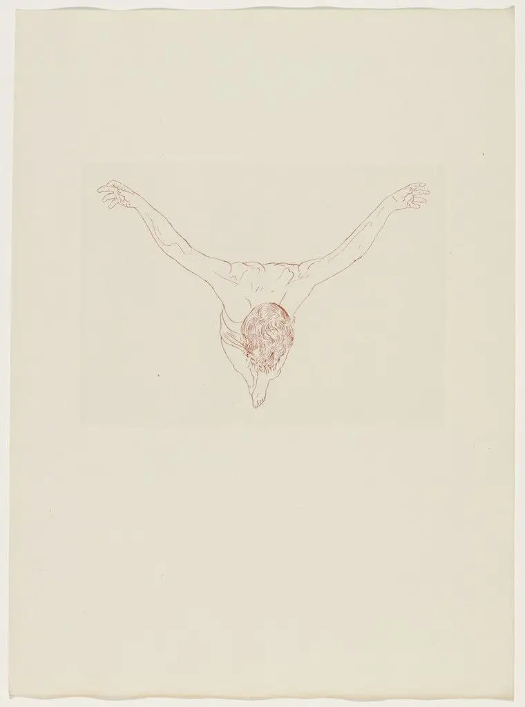 Plate (supplementary suite) from Manifeste Mystique (Mystic Manifesto) by Salvador Dalí