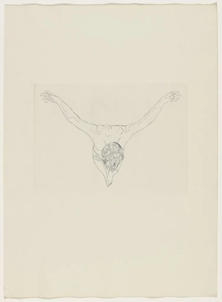 Plate (supplementary suite) from Manifeste Mystique (Mystic Manifesto) by Salvador Dalí