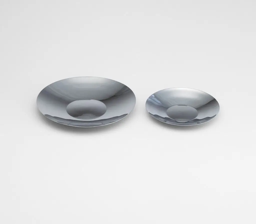 Fruit Bowl and Fruit Dish by Marianne Brandt