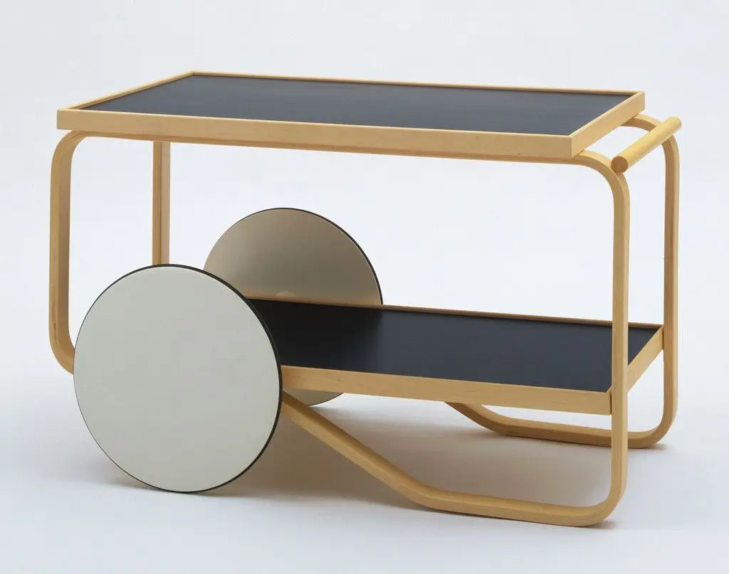 Tea Trolley (model 98) by Alvar Aalto