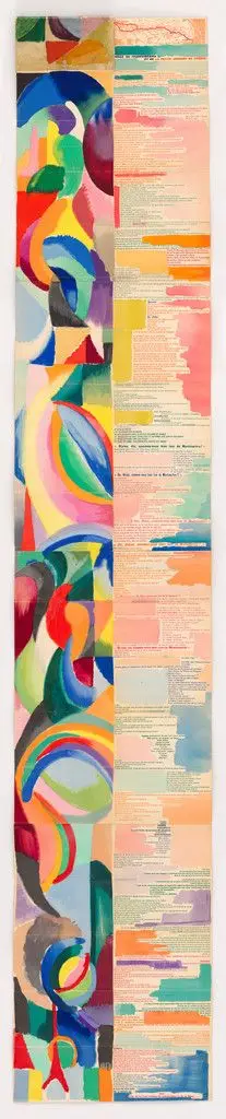 La Prose du Transsibérien et de la Petite Jehanne de France (Prose of the Trans-Siberian and of Little Joan of France) by Sonia Delaunay