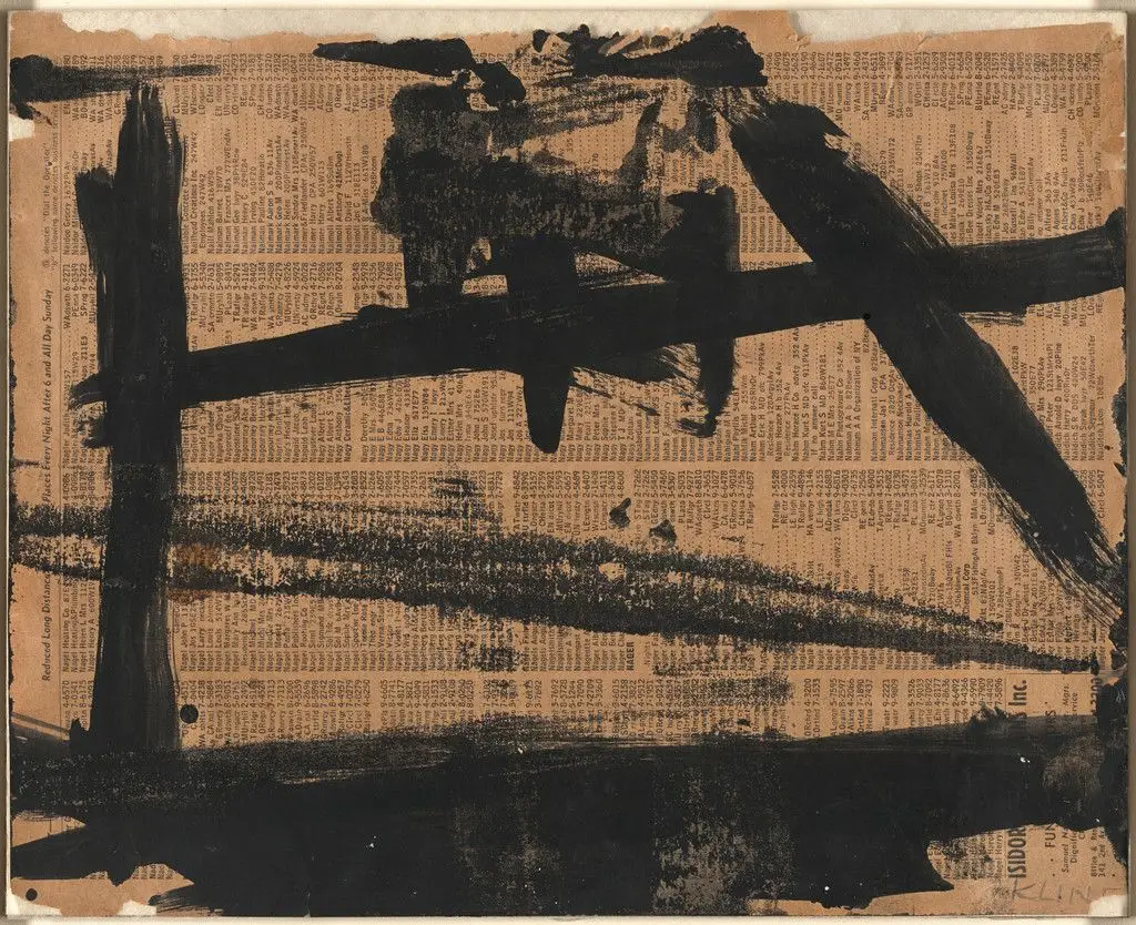 Drawing related to Painting No. 2 by Franz Kline