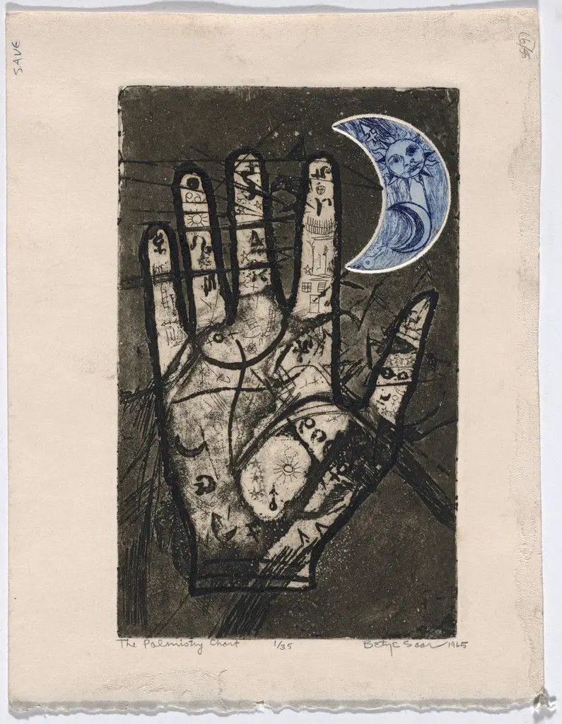 The Palmistry Chart by Betye Saar