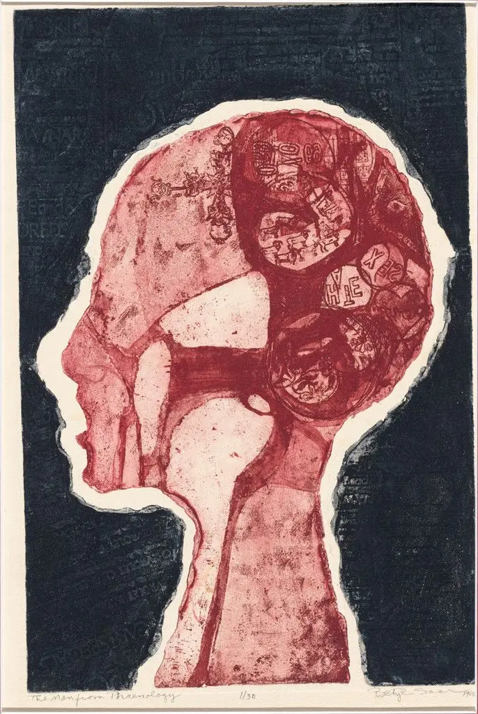 The Man from Phrenology by Betye Saar