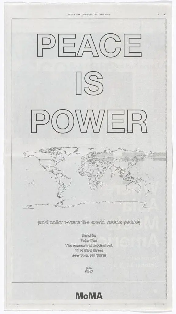 Power of Peace by Yoko Ono