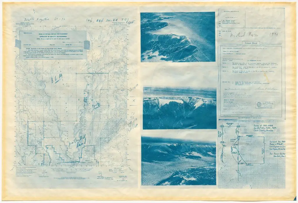 Study for Double Negative by Michael Heizer