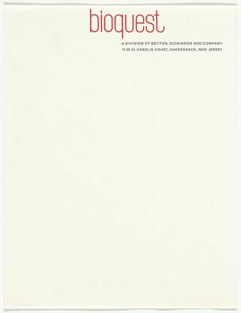 Bioquest stationery by Elaine Lustig Cohen
