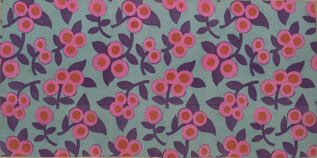 Printed Fabric by Atelier Martine, Paris, France