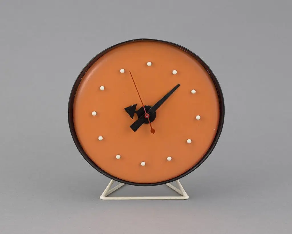 "Cone" Table Clock by George Nelson Associates