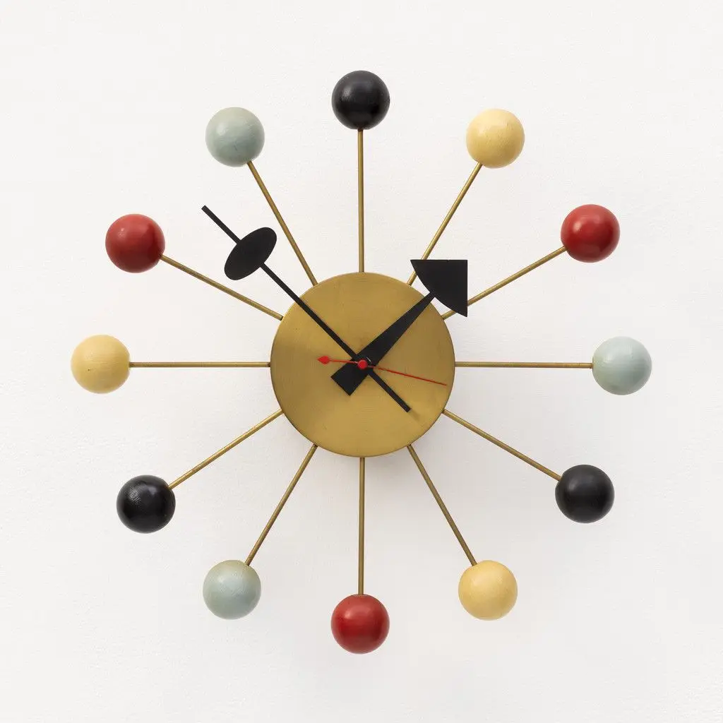 Ball Wall Clock (model 4755) by George Nelson Associates