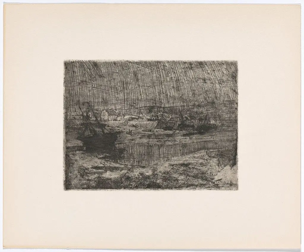 Capsized Fishing Boats, Brittany by Henry Ossawa Tanner