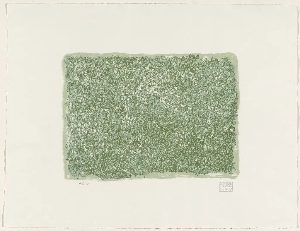 Enter the Garden, plate I from Meanders by Mark Tobey
