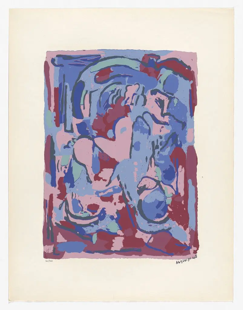 Composition from Art of Today, Masters of Abstract Art (Art d'aujourd'hui, maîtres de l'art abstrait), Album I by Albert Gleizes