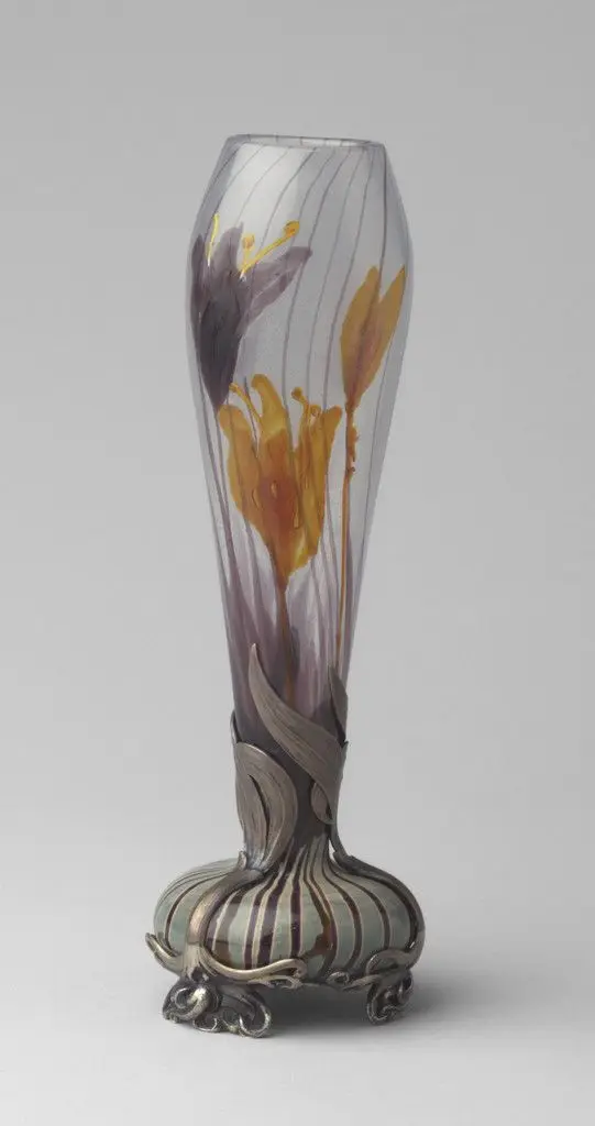 Bud Vase by Emile Gallé