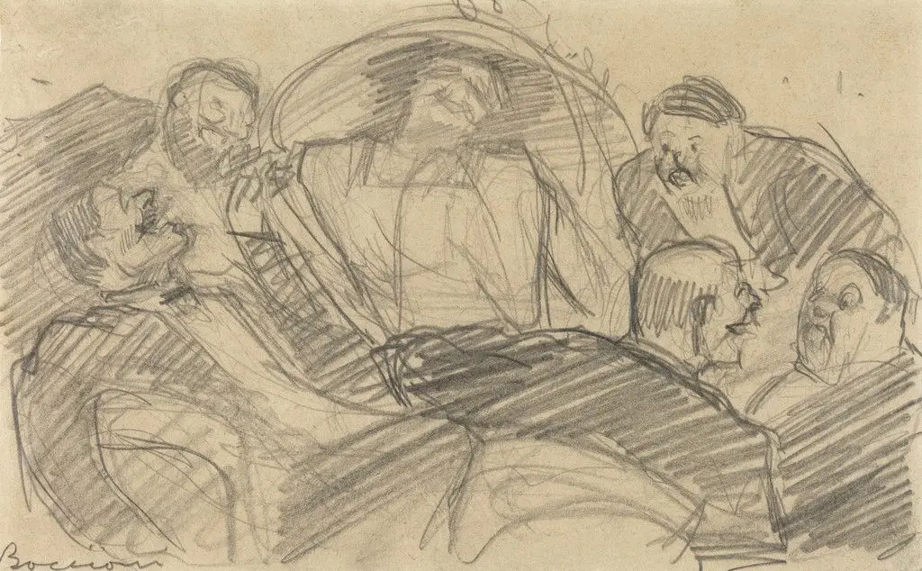 Study for The Laugh by Umberto Boccioni