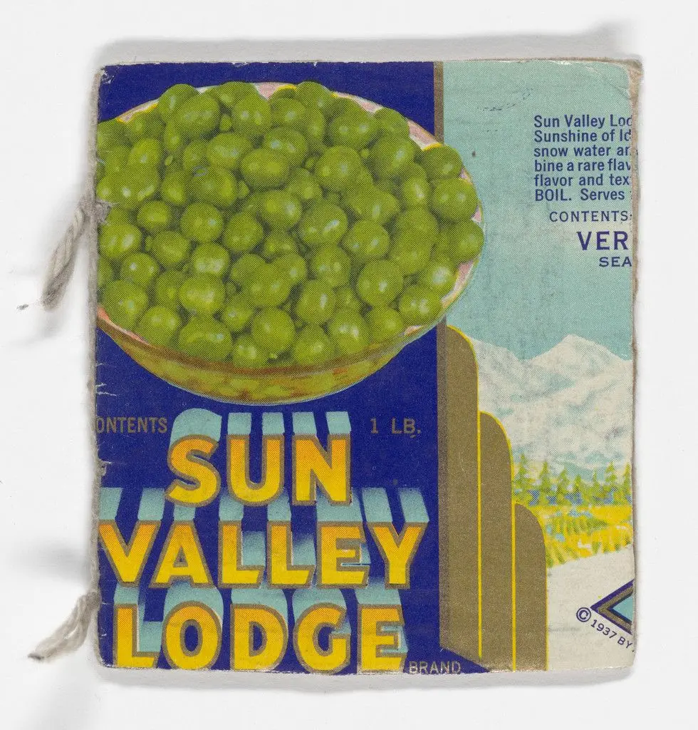 Untitled (Sun Valley Lodge Peas Book) by James Castle