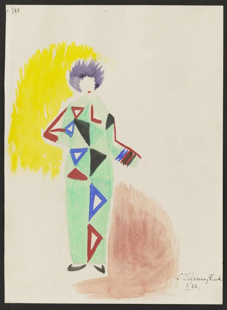 Pajamas for Tristan Tzara by Sonia Delaunay