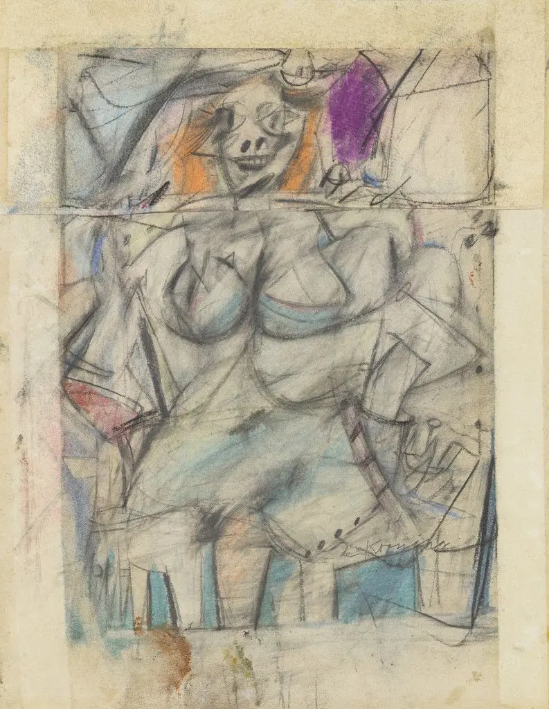 Seated Woman by Willem de Kooning