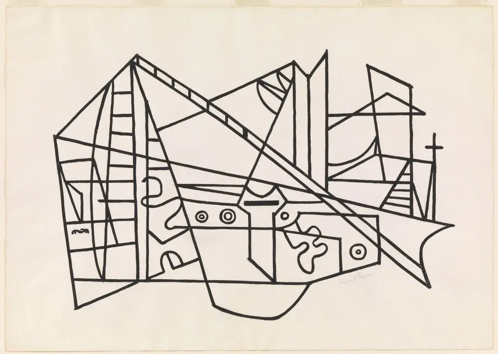 Composition No. 4 by Stuart Davis