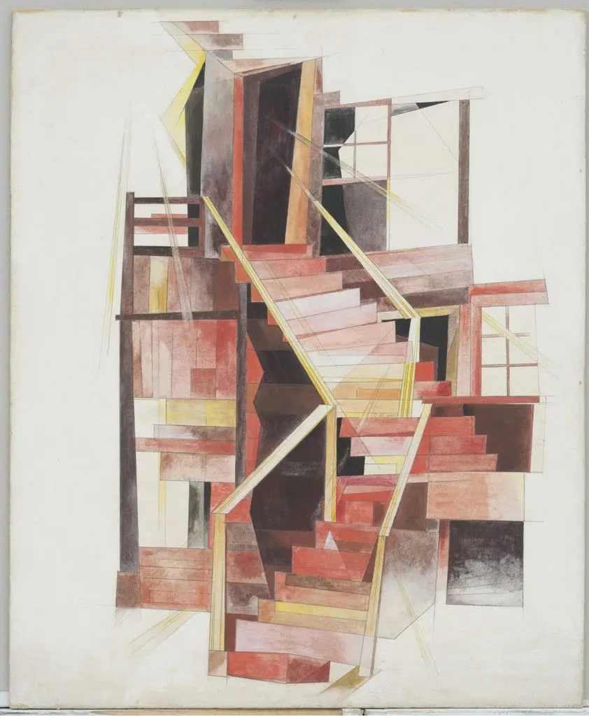 Stairs, Provincetown by Charles Demuth