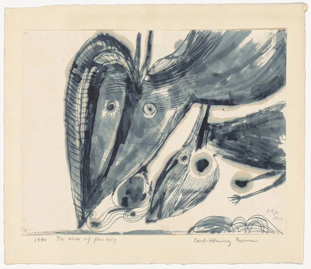 The Birds of Fantasy by Carl-Henning Pedersen