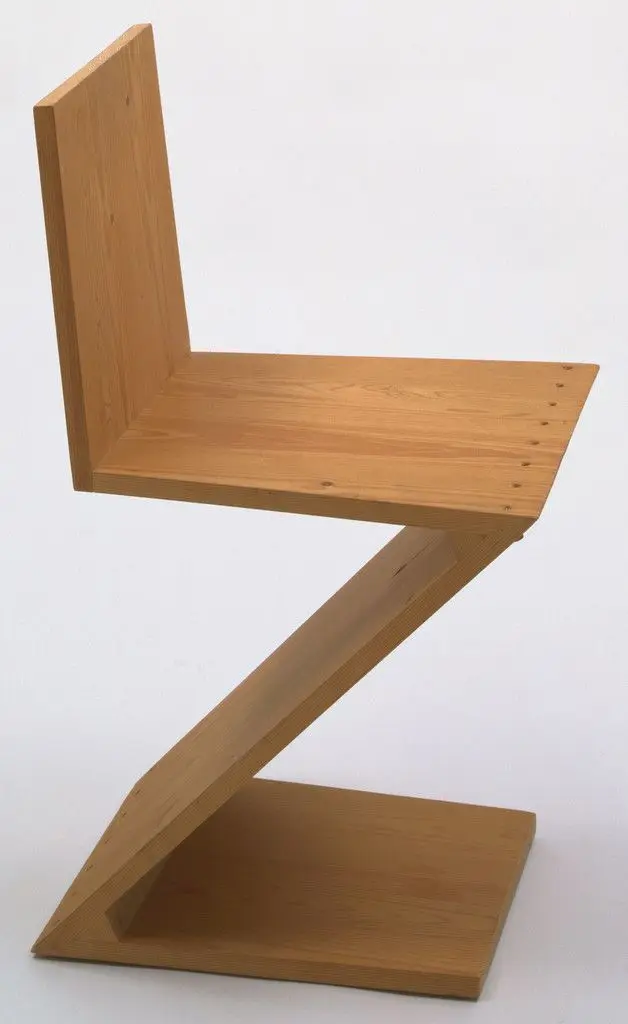Zig-Zag Chair by Gerrit Rietveld