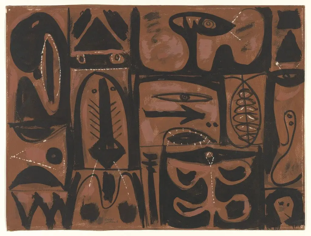 Ashes of Phoenix by Adolph Gottlieb