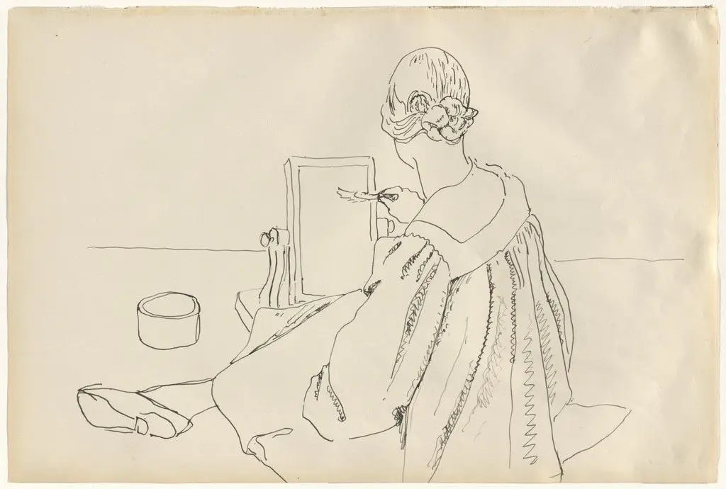 Vanessa Bell Painting by Roger Fry