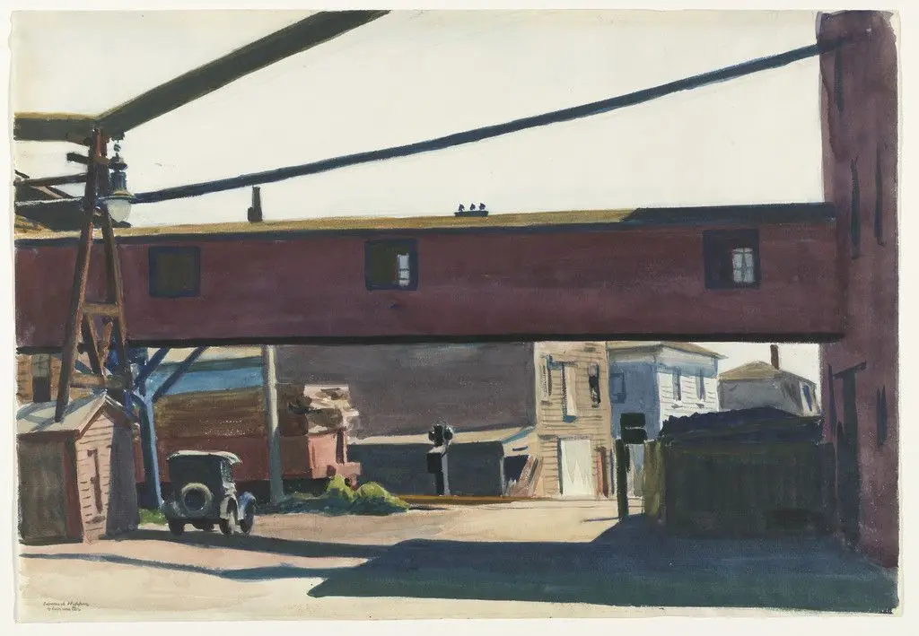 Box Factory, Gloucester by Edward Hopper