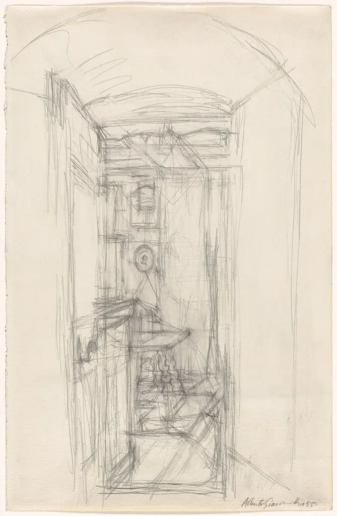 An Interior by Alberto Giacometti