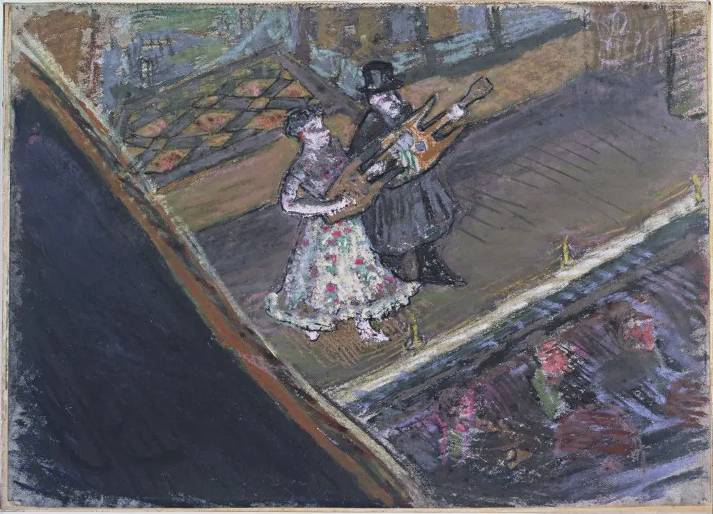 Study for the painting Inez and Taki by Spencer Frederick Gore