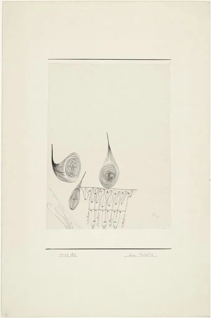 Three Fruit (Drei Früchte) by Paul Klee