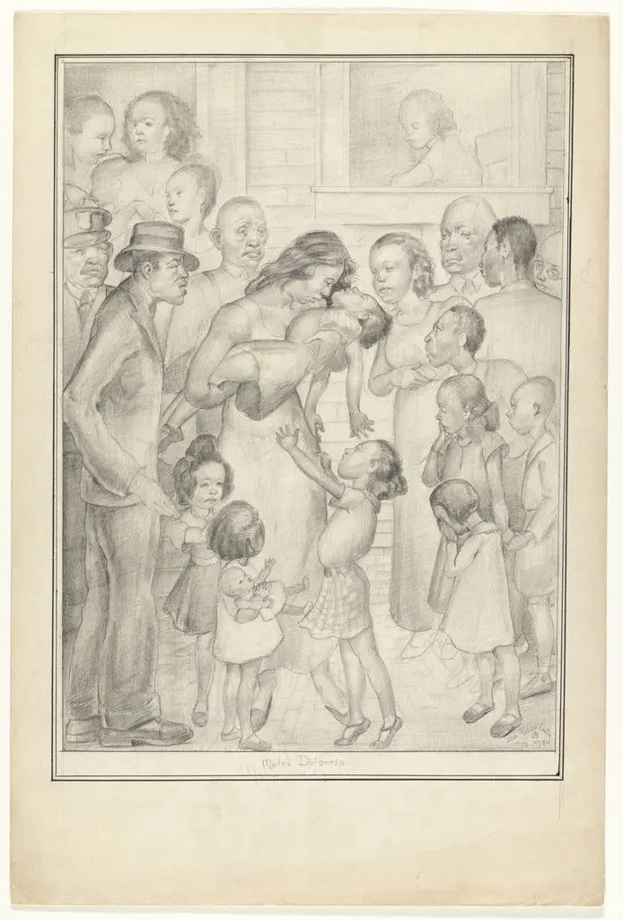Mater Dolorosa by Allan Rohan Crite