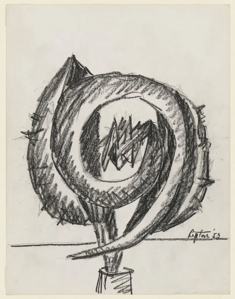 Study for Sanctuary by Seymour Lipton